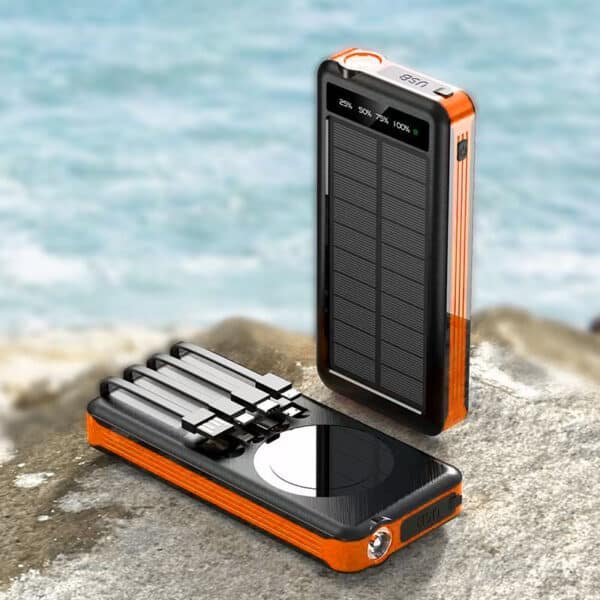 10000mah wireless solar power bank zl809