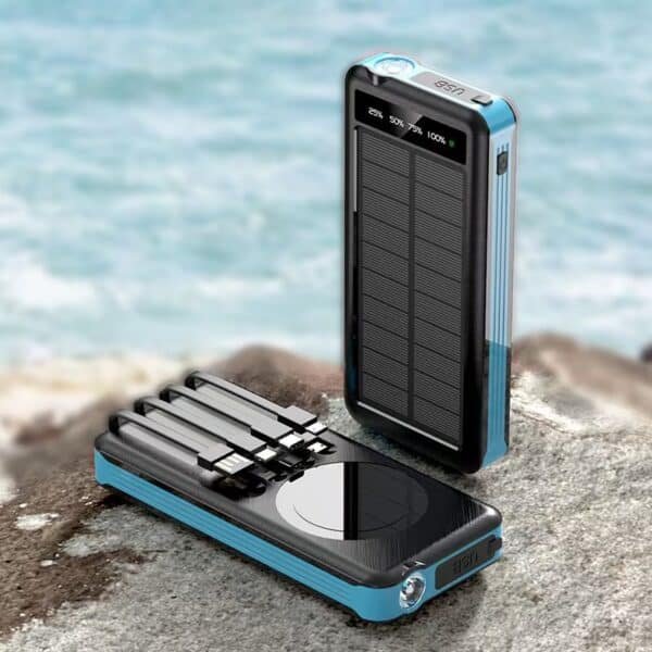 10000mah wireless solar power bank zl809